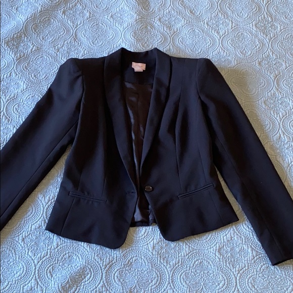 Structured Black Blazer - Picture 1 of 7